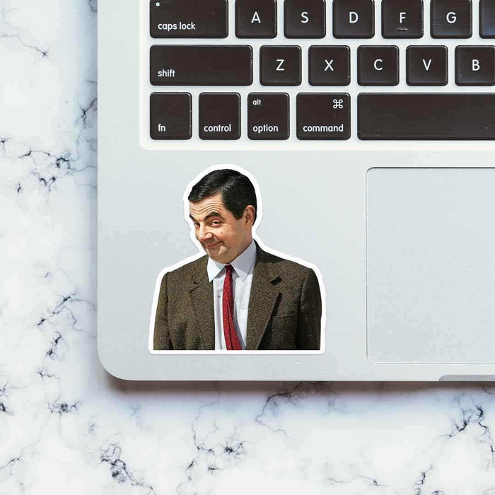 Mr Bean Meme Face sticker - Stickers | STICK IT UP