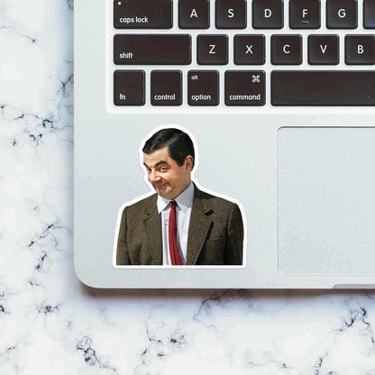 Mr Bean Meme Face sticker - Stickers | STICK IT UP