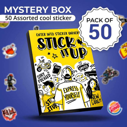 Mystery Box 3 [50 Random Stickers] - Mystery Box | STICK IT UP