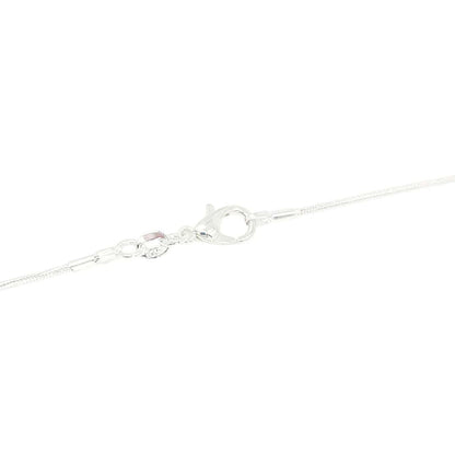 Necklace - Large Single Pearl Pendant (Cream, Silver Fill Snake Chain) by Tiny Aloha