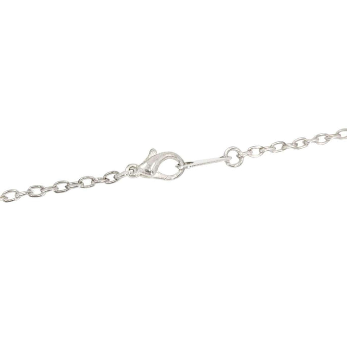 Necklace - Rose Heart Pendant (Silver Plate) by Tiny Aloha