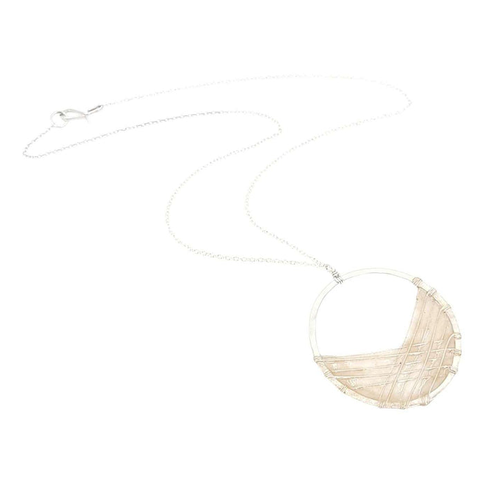 Necklace - Silver Bird's Nest (Ivory) by Verso