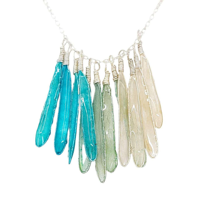 VN04GL $108 - Glacier Small Dragonfly Necklace