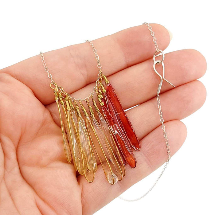 Necklace - Small Dragonfly (Assorted Colors) by Verso