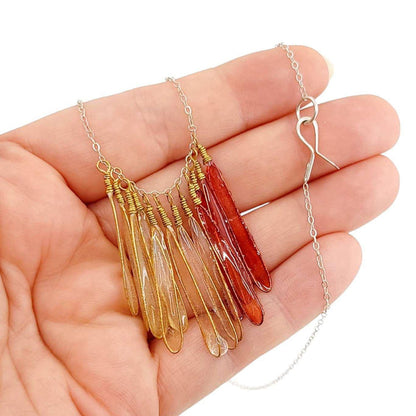 Necklace - Small Dragonfly (Assorted Colors) by Verso