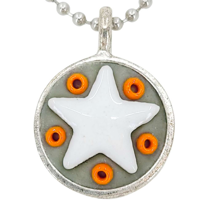 Necklace - Star Baby (White Stars) by XV Studios