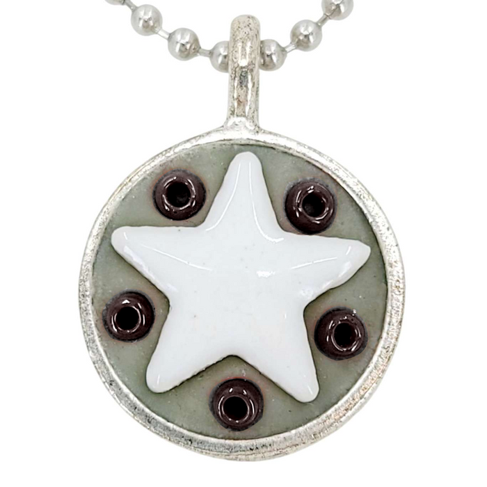 Necklace - Star Baby (White Stars) by XV Studios