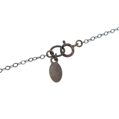 Necklace - Sterling Gemstone Drop (Green Onyx) by Foamy Wader
