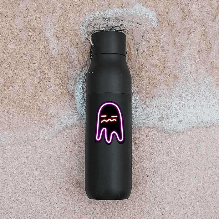 Neon Bored ghost Sticker - Stickers | STICK IT UP