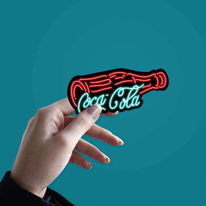 Neon Coca cola Sticker - Stickers | STICK IT UP