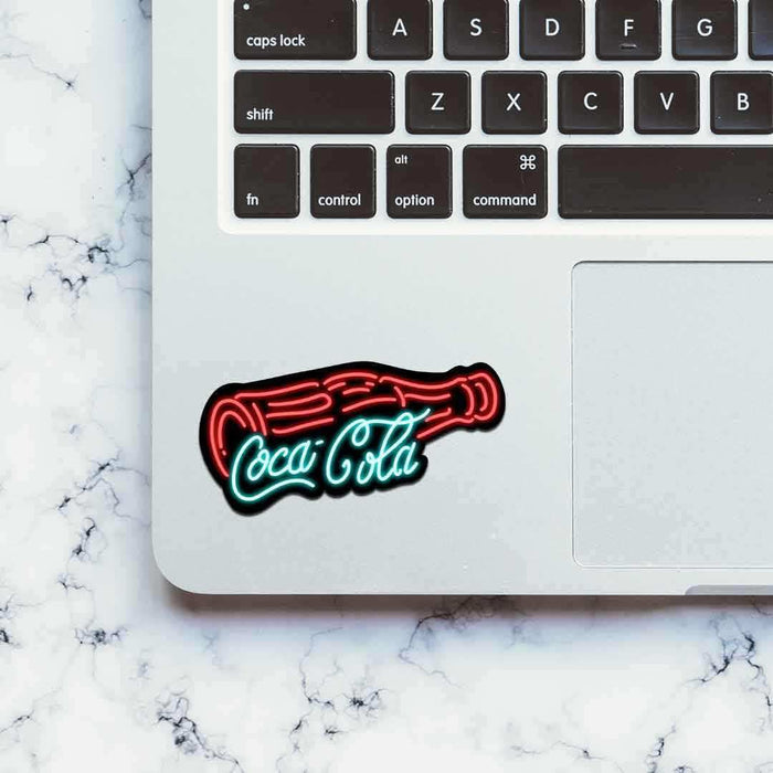 Neon Coca cola Sticker - Stickers | STICK IT UP