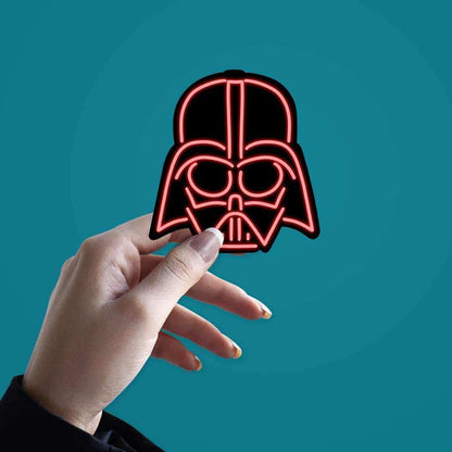 Neon Darth Vader Sticker - Stickers | STICK IT UP