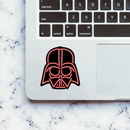 Neon Darth Vader Sticker - Stickers | STICK IT UP