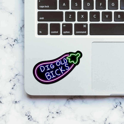 Neon Dicks bicks Sticker - Stickers | STICK IT UP