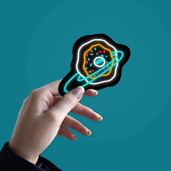 Neon Donut universe Sticker - Stickers | STICK IT UP