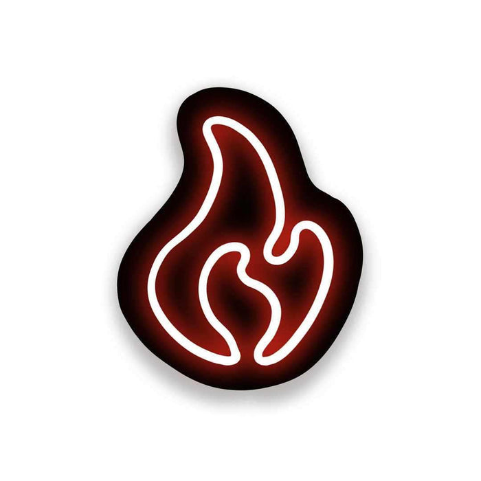 Neon Fire Sticker - Stickers | STICK IT UP