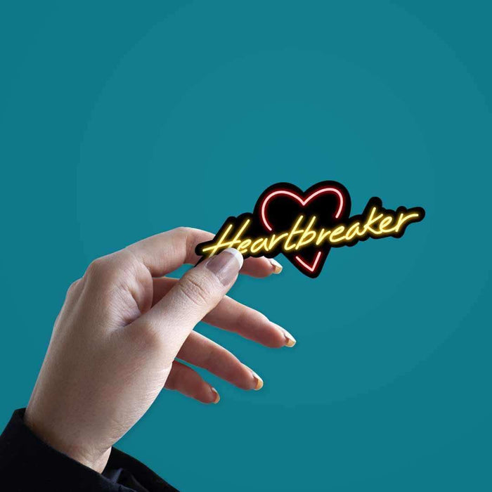 Neon Heartbreaker Sticker - Stickers | STICK IT UP