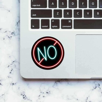 Neon No Sticker - Stickers | STICK IT UP