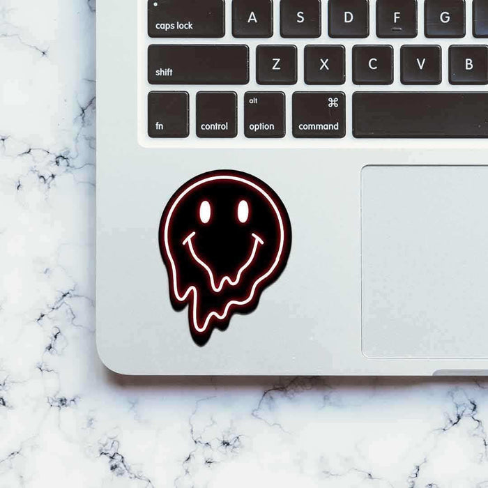 Neon Smiley Sticker - Stickers | STICK IT UP