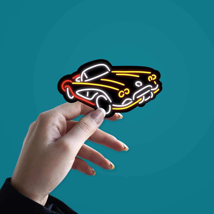 Neon Vintage car Sticker - Stickers | STICK IT UP