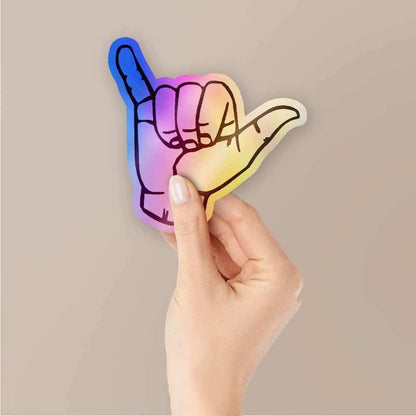 No chills Holographic Stickers - Holographic stickers | STICK IT UP