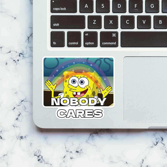 Nobody Cares sticker - Stickers | STICK IT UP