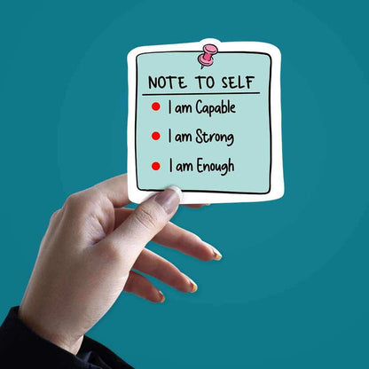Note To Self Sticker - Stickers | STICK IT UP