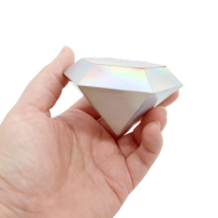 Ornament - Medium Rainbow Gem in Diamond Simple by Paper and Blade