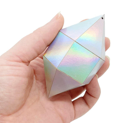Ornament - Medium Rainbow Gem in Short Simple by Paper and Blade