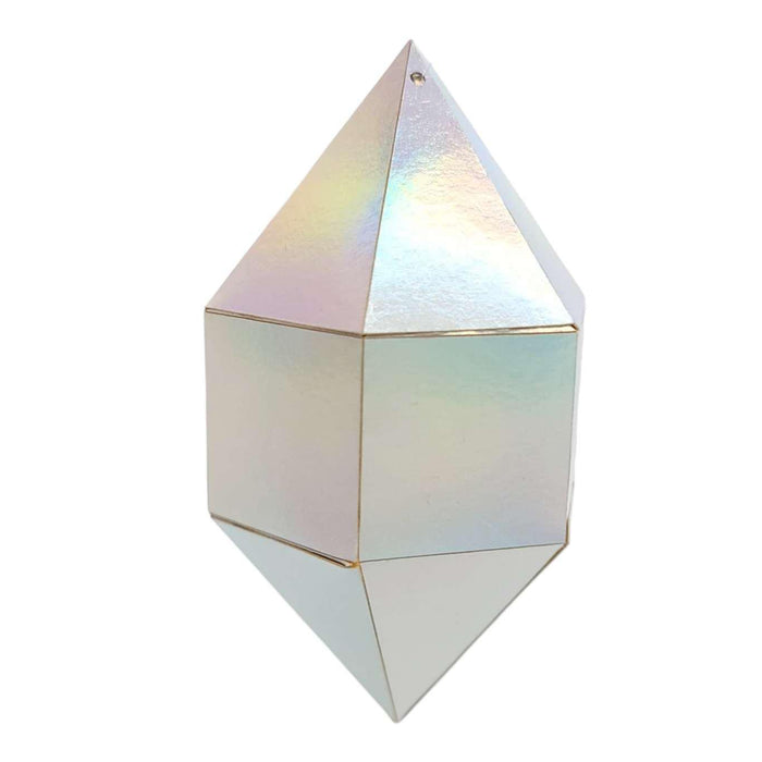 Ornament - Medium Rainbow Gem in Short Simple by Paper and Blade