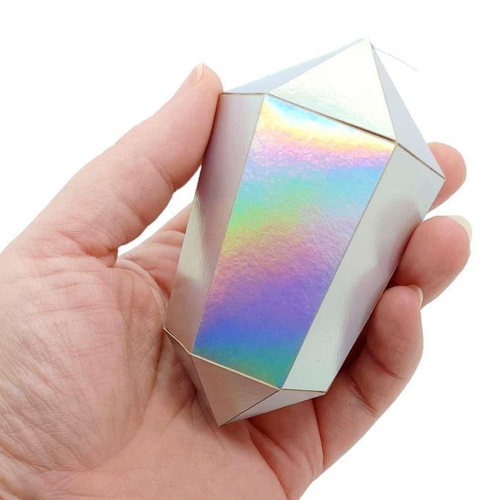 Ornament - Medium Rainbow Gem in Taper Down by Paper and Blade