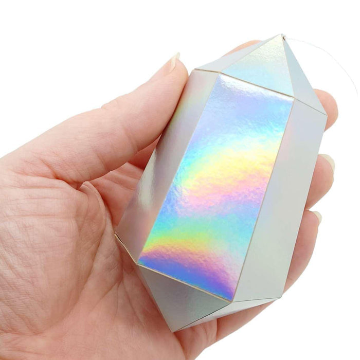 Ornament - Medium Rainbow Gem in Taper Up by Paper and Blade