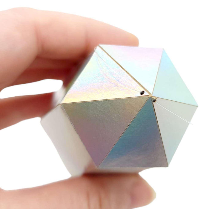Ornament - Medium Rainbow Gem in Taper Up by Paper and Blade