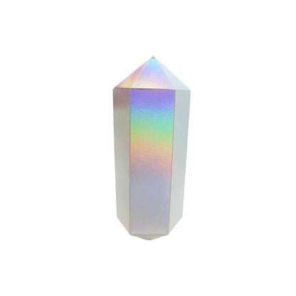 Ornament - Small Rainbow Gem in Long Simple by Paper and Blade