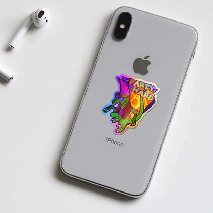 Party hard Holographic Stickers - Holographic stickers | STICK IT UP