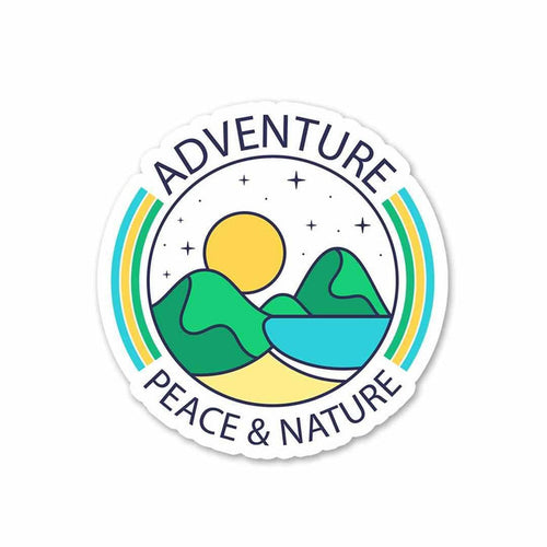 Peace and Nature Sticker - Stickers | STICK IT UP