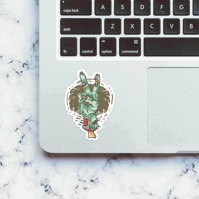 Peace out -Zombie Sticker - Stickers | STICK IT UP