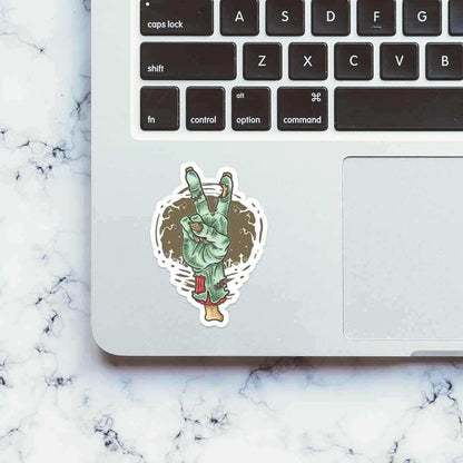 Peace out -Zombie Sticker - Stickers | STICK IT UP