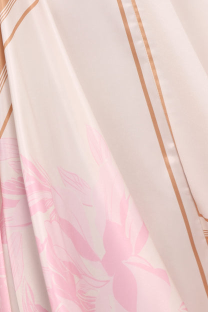 Elanor Maxi Dress - Pink Print