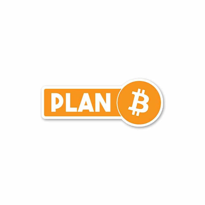 Plan[B]itcoin Sticker - Stickers | STICK IT UP