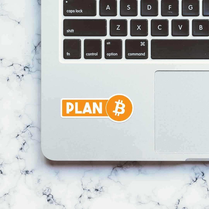 Plan[B]itcoin Sticker - Stickers | STICK IT UP