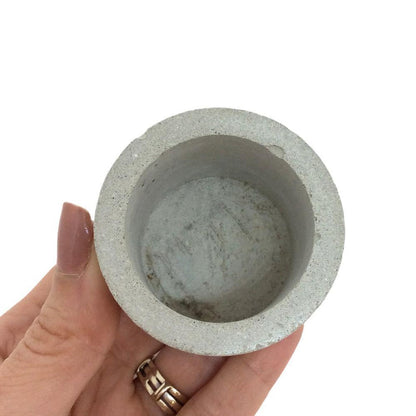 Planter - Plain Concrete Cylinder by Studio Corbelle