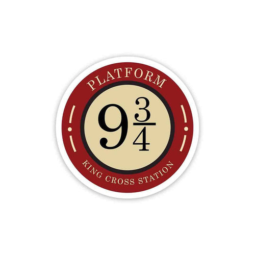Platform Nine and Three-Quarters Sticker - Stickers | STICK IT UP