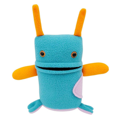 Plush - Bumble Creature (Turquoise Orange Lilac) by Mr. Sogs