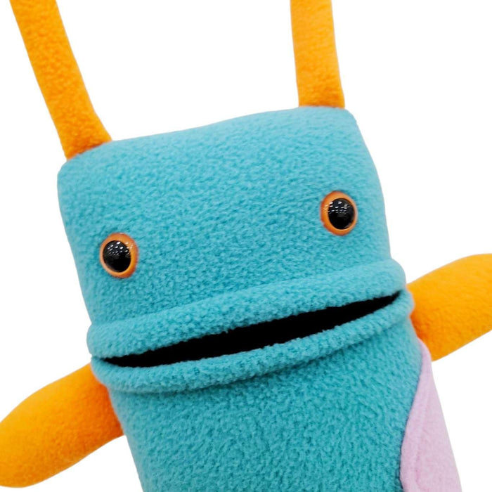 Plush - Bumble Creature (Turquoise Orange Lilac) by Mr. Sogs