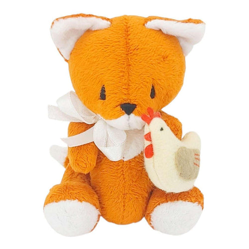 Plush - Fox with a Chicken Friend by Frank and Bubby