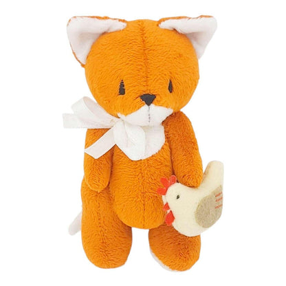 Plush - Fox with a Chicken Friend by Frank and Bubby