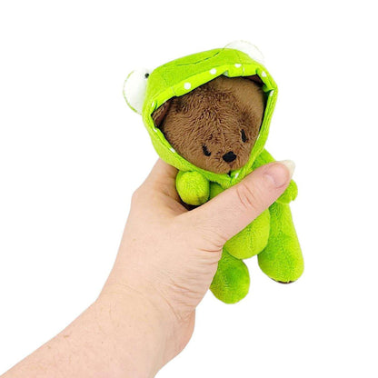 Plush - Teddy Bear in Frog Costume by Frank and Bubby