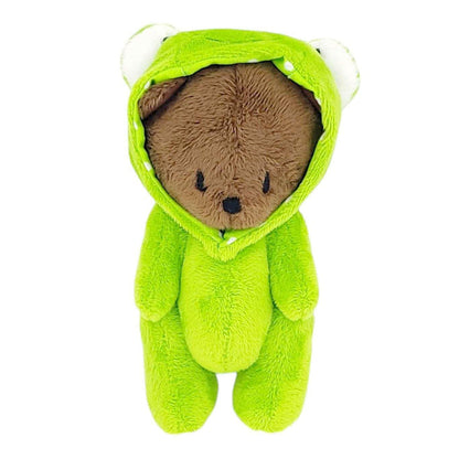 Plush - Teddy Bear in Frog Costume by Frank and Bubby