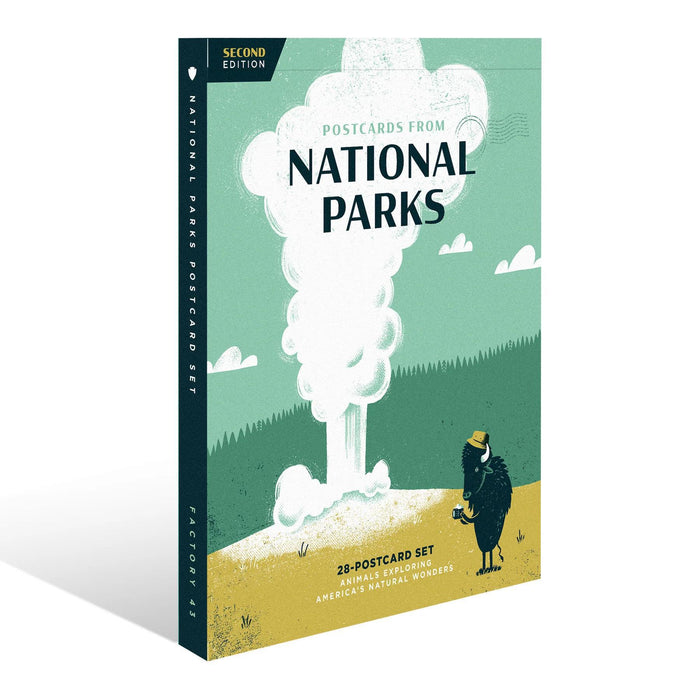 Postcards - National Park Series Second Edition (Set of 28) by Factory 43